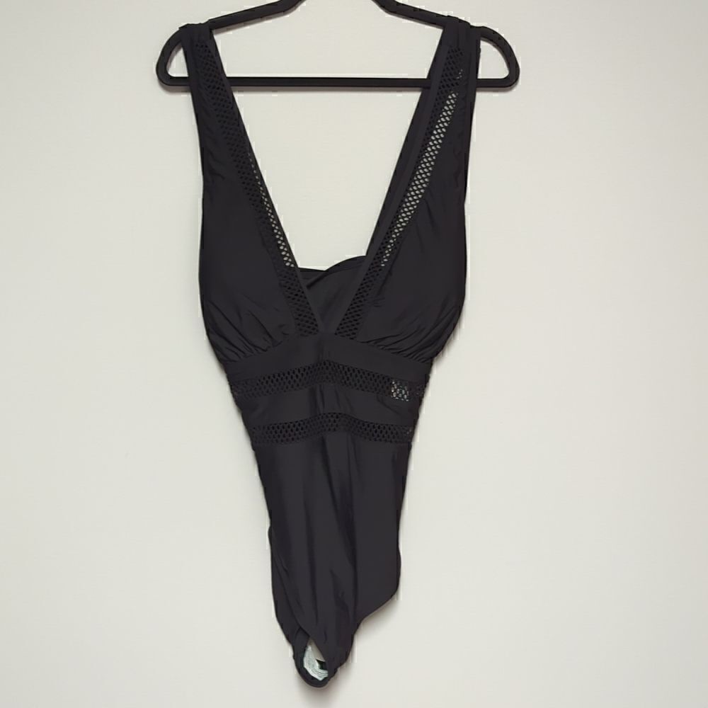 NWT Freshwater Black One Piece Swimsuit